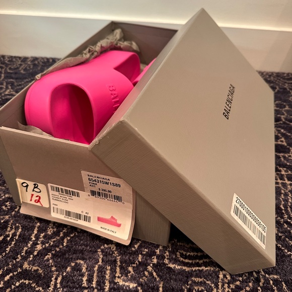 Balenciaga Chunky Slides | Pink | 12US - Picture 5 of 5